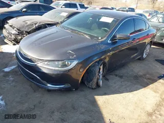 2015 Chrysler 200 Limited with VIN 1C3CCCAB5FN710615, listed as a IAAI auction lot 41645183 with 172,704 mi miles. Bid and sale history available at carsss.com. Image 2.
