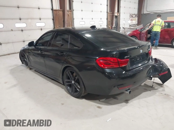 2019 BMW 4 Series 440i xDrive with VIN WBA4J7C57KBM75468, listed as a IAAI auction lot 42205190 with 65,575 mi miles and . Bid and sale history available at DreamBid. Image 3.
