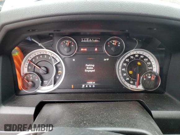 2019 Ram 1500 Warlock z VIN 1C6RR7LG6KS661786, wystawiony jako Copart lot #82705524 z przebiegiem 118 496 mil mil oraz Szkoda całkowita • Salvage title. Historia ofert i sprzedaży dostępna na DreamBid. Obrazek 9.