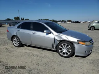 2007 Acura TSX Navi with VIN JH4CL96927C020580, listed as a Copart auction lot 58864535 with 167,172 mi miles and Salvage title. Bid and sale history available at DreamBid. Image 4.
