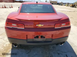 2014 Chevrolet Camaro LT with VIN 2G1FB1E35E9250742, listed as a Copart auction lot 52458555 with 27,050 mi miles and Salvage Title. Bid and sale history available at carsss.com. Image 6.