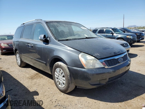2012 Kia Sedona LX with VIN KNDMG4C71C6461660, listed as a Copart auction lot 70904534 with 163,548 mi miles and Clean Title. Bid and sale history available at carsss.com. Image 4.