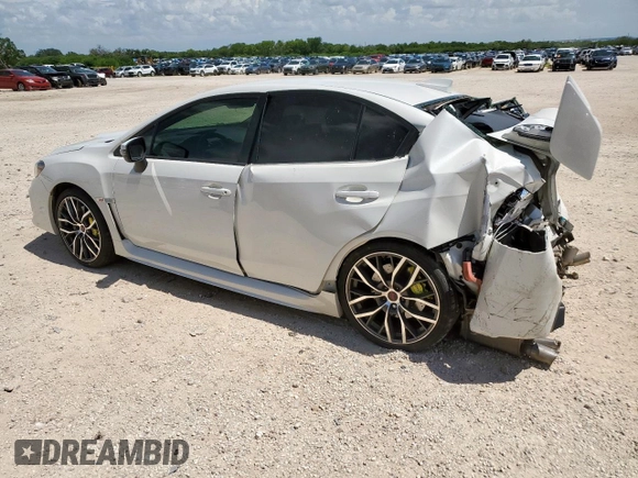 2020 Subaru WRX STI with VIN JF1VA2S69L9812385, listed as a Copart auction lot 64261335 with 17,997 mi miles and Salvage title. Bid and sale history available at DreamBid. Image 2.