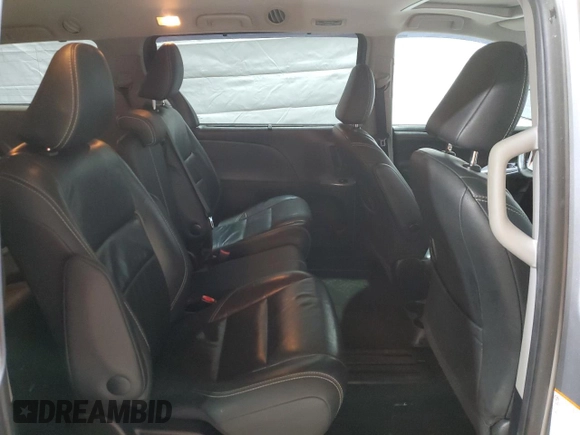 2017 Toyota Sienna SE with VIN 5TDXZ3DC6HS852078, listed as a Copart auction lot 51044615 with 81,552 mi miles and Salvage title. Bid and sale history available at DreamBid. Image 12.