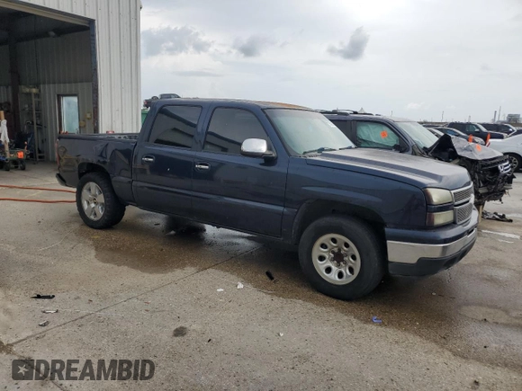 2007 Chevrolet Silverado 1500 LS with VIN 2GCEC13V771153418, listed as a Copart auction lot 53798195 with 196,078 mi miles and Salvage Title. Bid and sale history available at DreamBid. Image 4.