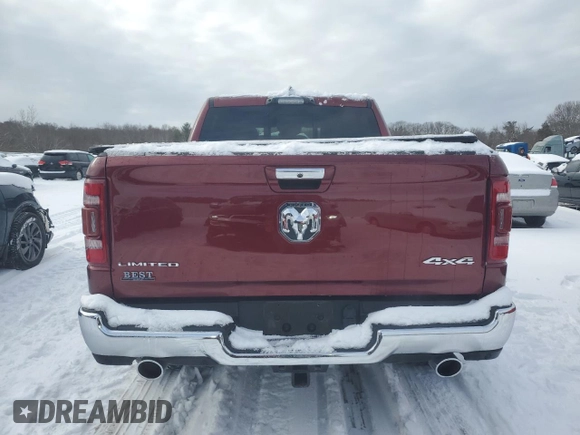 2022 Ram 1500 Limited z VIN 1C6SRFHT5NN140532, wystawiony jako Copart lot #44738275 z przebiegiem 22 900 mil mil oraz Szkoda całkowita • Salvage title. Historia ofert i sprzedaży dostępna na DreamBid. Obrazek 6.