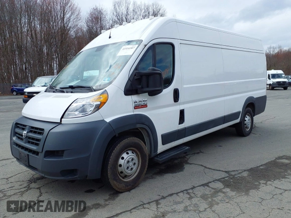 2018 Ram ProMaster Cargo with VIN 3C6URVJG6JE109398, listed as a IAAI auction lot 41934307 with 129,308 mi miles. Bid and sale history available at carsss.com. Image 17.