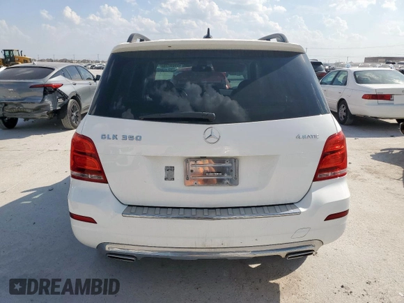 2015 Mercedes-Benz GLK GLK 350 with VIN WDCGG8JB1FG364186, listed as a Copart auction lot 49989775 with 66,450 mi miles and Salvage Title. Bid and sale history available at carsss.com. Image 6.