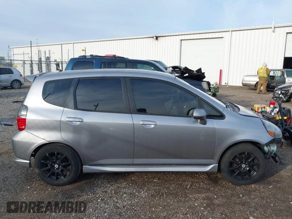 2007 Honda Fit Sport with VIN JHMGD376X7S065787, listed as a IAAI auction lot 41855058 with 218,865 mi miles. Bid and sale history available at carsss.com. Image 14.