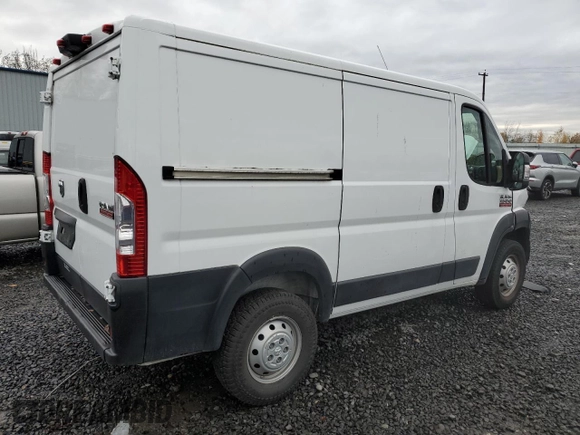 2021 Ram ProMaster Cargo with VIN 3C6LRVNG4ME529641, listed as a Copart auction lot 82059754 with 20,297 mi miles and Salvage Title. Bid and sale history available at DreamBid. Image 3.