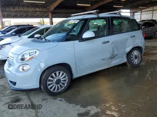 2014 FIAT 500L Easy with VIN ZFBCFABH7EZ020773, listed as a Copart auction lot 44234695 with 147,099 mi miles and Salvage Title. Bid and sale history available at DreamBid. Image 1.
