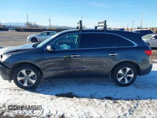 2016 Acura MDX with VIN 5FRYD4H27GB043605, listed as a IAAI auction lot 41402737 with 129,259 mi miles. Bid and sale history available at carsss.com. Image 14.