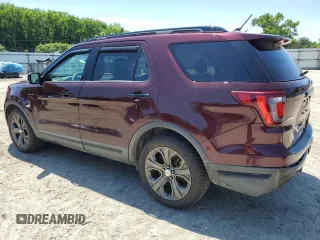 2018 Ford Explorer Sport z VIN 1FM5K8GT1JGA96126, wystawiony jako Copart lot #58169945 z przebiegiem 44 345 mil mil oraz Szkoda całkowita • Salvage title. Historia ofert i sprzedaży dostępna na DreamBid. Obrazek 2.