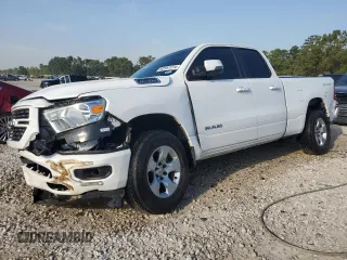 2023 Ram 1500 Big Horn with VIN 1C6SRFBTXPN554661, listed as a Copart auction lot 62557274 with 19,560 mi miles and Salvage Title. Bid and sale history available at carsss.com. Image 1.
