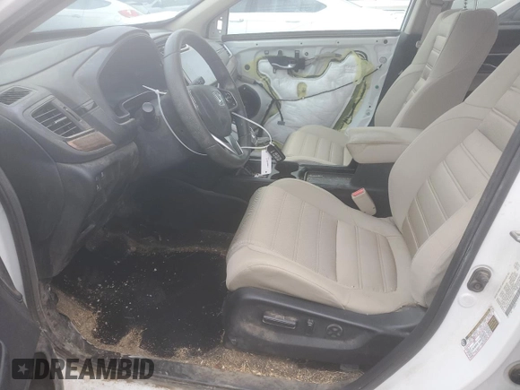 2019 Honda CR-V EX with VIN 5J6RW2H55KL031631, listed as a Copart auction lot 54448354 with 132,449 mi miles and Salvage Title. Bid and sale history available at carsss.com. Image 7.