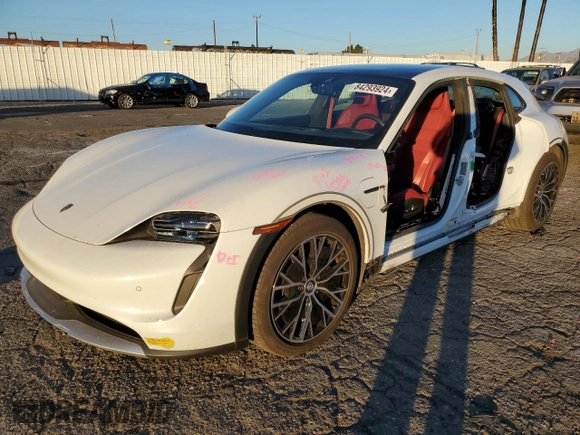 2022 Porsche Taycan 4 with VIN WP0BA2Y10NSA67274, listed as a Copart auction lot 84293924 with 33,234 mi miles and Salvage title. Bid and sale history available at DreamBid. Image 1.