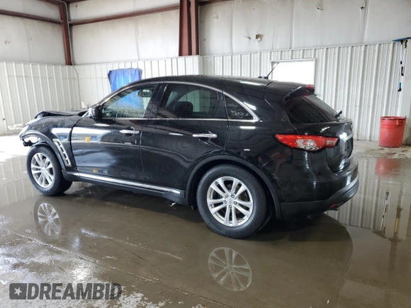 2016 Infiniti QX70 with VIN JN8CS1MW0GM753031, listed as a Copart auction lot 59922585 with 110,236 mi miles and Salvage title. Bid and sale history available at DreamBid. Image 2.