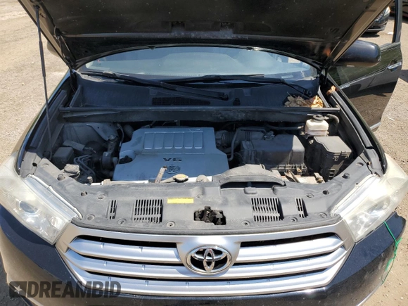2012 Toyota Highlander Limited with VIN 5TDDK3EH6CS108586, listed as a Copart auction lot 58591815 with 290,496 mi miles and Clean title. Bid and sale history available at DreamBid. Image 12.