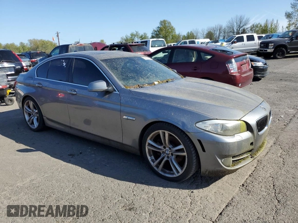 2011 BMW 5 Series 528i with VIN WBAFR1C51BC742340, listed as a Copart auction lot 53682685 with 162,474 mi miles and Clean Title. Bid and sale history available at carsss.com. Image 4.