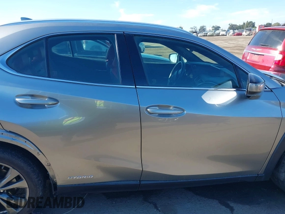 2021 Lexus UX 250h F Sport with VIN JTHE9JBH8M2051954, listed as a IAAI auction lot 40978984 with 60,276 mi miles and . Bid and sale history available at DreamBid. Image 13.