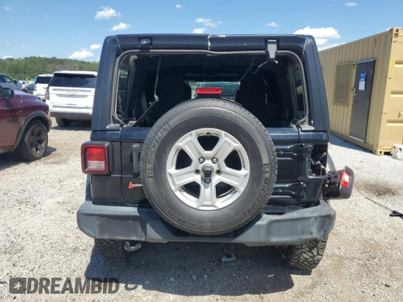 2021 Jeep Wrangler Unlimited Sport S с VIN 1C4HJXDG4MW532158, выставлен на аукционе Copart как лот 57533055 с пробегом 79 513 миль миль и Чистый • Clean title. История ставок и продаж доступна на DreamBid. Изображение 6.