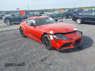 2024 Toyota Supra 3.0 with VIN WZ1DB0G09RW063546, listed as a IAAI auction lot 42102760 with 4,854 mi miles and . Bid and sale history available at DreamBid. Image 1.
