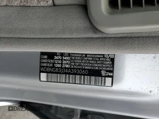 2004 Mercedes-Benz S-Class 4.3L with VIN WDBNG83J34A393060, listed as a Copart auction lot 44951755 with 0 mi miles and Salvage Title. Bid and sale history available at carsss.com. Image 13.