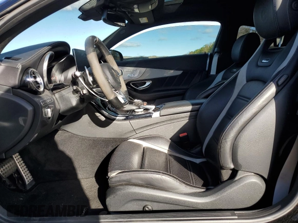 2017 Mercedes-Benz C 63 S AMG with VIN WDDWJ8HB9HF482199, listed as a Copart auction lot 80140554 with 36,010 mi miles and Salvage Title. Bid and sale history available at carsss.com. Image 7.