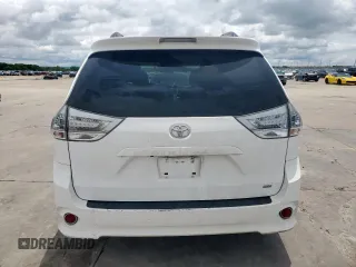 2017 Toyota Sienna SE with VIN 5TDXZ3DC9HS821990, listed as a Copart auction lot 60912365 with 182,672 mi miles and Salvage title. Bid and sale history available at DreamBid. Image 6.