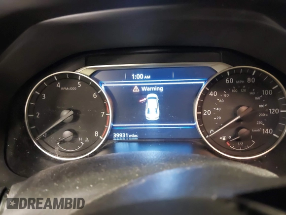 2022 Nissan Altima SV with VIN 1N4BL4DW5NN348091, listed as a IAAI auction lot 41406643 with 39,931 mi miles and . Bid and sale history available at DreamBid. Image 7.