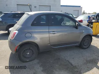 2013 FIAT 500 Pop with VIN 3C3CFFAR2DT554794, listed as a Copart auction lot 60894085 with 176,007 mi miles and Salvage title. Bid and sale history available at DreamBid. Image 3.