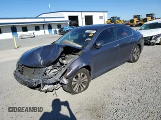 2015 Honda Accord Sedan LX with VIN 1HGCR2F34FA009255, listed as a Copart auction lot 46660595 with 210,843 mi miles and Salvage Title. Bid and sale history available at carsss.com. Image 1.