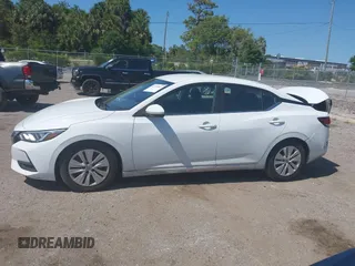 2020 Nissan Sentra S with VIN 3N1AB8BVXLY207174, listed as a IAAI auction lot 42058963 with 133,458 mi miles. Bid and sale history available at carsss.com. Image 14.