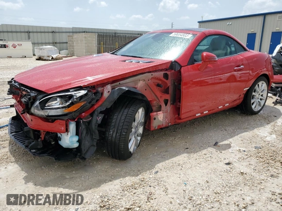 2017 Mercedes-Benz SLC 300 z VIN WDDPK3JA8HF136537, wystawiony jako Copart lot #59654803 z przebiegiem 40 503 mil mil oraz Nie do naprawy • Non repairable. Historia ofert i sprzedaży dostępna na DreamBid. Obrazek 1.