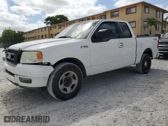 2005 Ford F-150 STX with VIN 1FTRX12W05KB59865, listed as a Copart auction lot 54314725 with 174,752 mi miles and Clean Title. Bid and sale history available at carsss.com. Image 1.