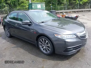 2015 Acura TLX Technology z VIN 19UUB2F5XFA013238, wystawiony jako IAAI lot #42258541 z przebiegiem 154 319 mil mil oraz . Historia ofert i sprzedaży dostępna na DreamBid. Obrazek 1.