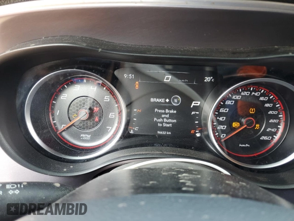 2019 Dodge Charger SXT with VIN 2C3CDXBG2KH509966, listed as a Copart auction lot 61742105 with 96,632 mi miles and Salvage title. Bid and sale history available at DreamBid. Image 9.