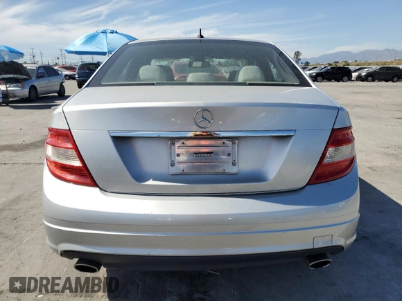 2011 Mercedes-Benz C with VIN WDDGF5EB2BR174774, listed as a Copart auction lot 52709625 with 124,781 mi miles and Salvage Title. Bid and sale history available at carsss.com. Image 6.