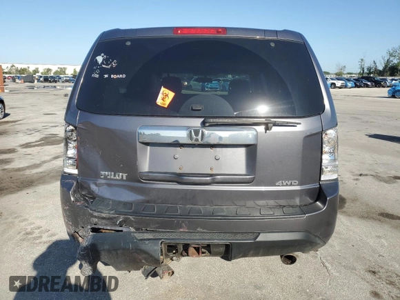 2015 Honda Pilot EX-L with VIN 5FNYF4H58FB001044, listed as a Copart auction lot 52402045 with 143,143 mi miles and Salvage Title. Bid and sale history available at carsss.com. Image 6.