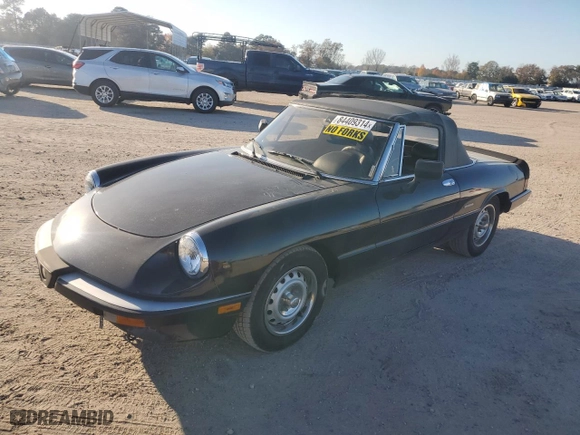 1986 Alfa Romeo Alfa Romeo Veloce with VIN ZARBA5418G, listed as a Copart auction lot 84409314 with 67,571 mi miles and Clean Title. Bid and sale history available at carsss.com. Image 1.