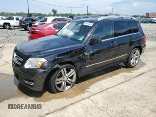2012 Mercedes-Benz GLK 350 with VIN WDCGG8HB9CF759398, listed as a Copart auction lot 63284534 with 104,713 mi miles and Salvage Title. Bid and sale history available at DreamBid. Image 1.