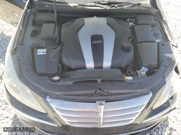 2012 Hyundai Genesis 3.8L with VIN KMHGC4DD7CU152151, listed as a Copart auction lot 49537015 with 109,772 mi miles and Salvage Title. Bid and sale history available at carsss.com. Image 12.