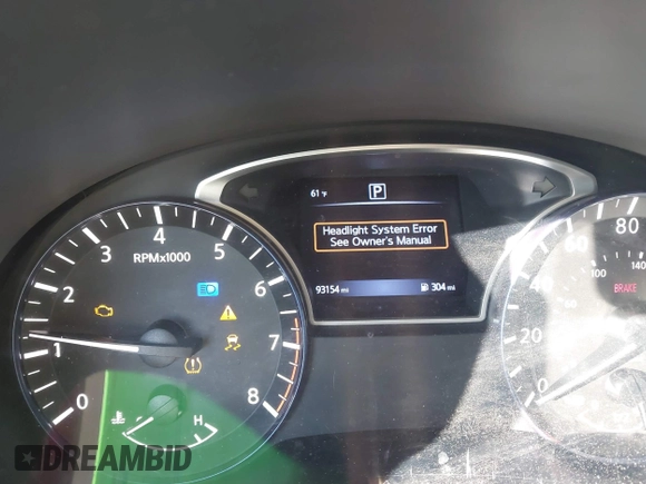 2017 Nissan Altima SV with VIN 1N4AL3AP0HC296503, listed as a IAAI auction lot 41542057 with 93,154 mi miles and . Bid and sale history available at carsss.com. Image 15.