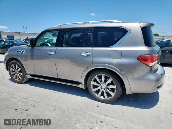 2012 Infiniti QX56 8-passenger с VIN JN8AZ2NC2C9317372, выставлен на аукционе Copart как лот 61288285 с пробегом Не указан миль и Чистый • Clean title. История ставок и продаж доступна на DreamBid. Изображение 2.