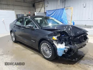 2014 Ford Fusion Titanium Hybrid with VIN 3FA6P0RU8ER238087, listed as a Copart auction lot 52515995 with Not provided miles and Salvage title. Bid and sale history available at DreamBid. Image 4.