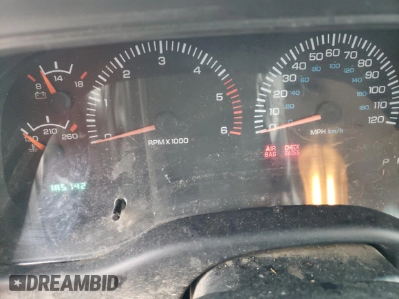 1999 Dodge Dakota SLT with VIN 1B7GL22X0XS268203, listed as a Copart auction lot 85155594 with 185,142 mi miles and Salvage Title. Bid and sale history available at carsss.com. Image 9.