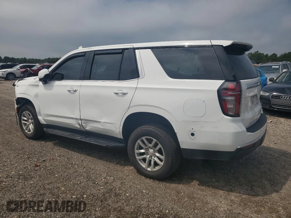 2021 Chevrolet Tahoe Commercial with VIN 1GNSKLED5MR346070, listed as a Copart auction lot 61822265 with 56,775 mi miles and Salvage title. Bid and sale history available at DreamBid. Image 2.