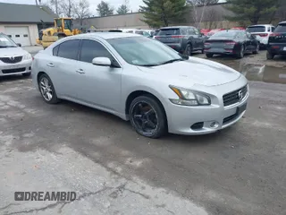 2011 Nissan Maxima S with VIN 1N4AA5AP3BC867359, listed as a IAAI auction lot 41970206 with 160,482 mi miles and . Bid and sale history available at DreamBid. Image 1.