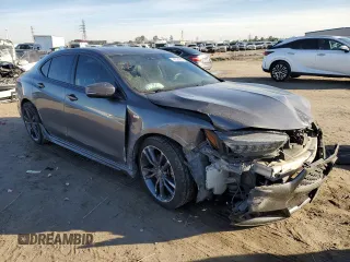 2019 Acura TLX w/A-Spec Pkg with VIN 19UUB1F64KA003687, listed as a Copart auction lot 42304375 with 78,420 mi miles and Salvage Title. Bid and sale history available at carsss.com. Image 4.