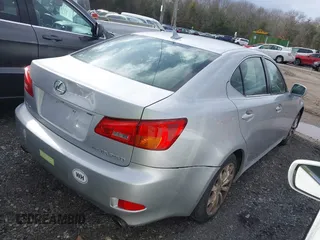 2007 Lexus IS 250 with VIN JTHCK262772008783, listed as a IAAI auction lot 41751020 with 233,934 mi miles. Bid and sale history available at carsss.com. Image 4.